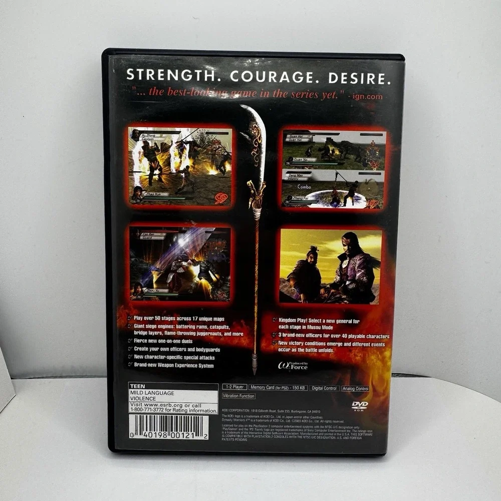 Dynasty Warriors 4 -‎ PlayStation 2